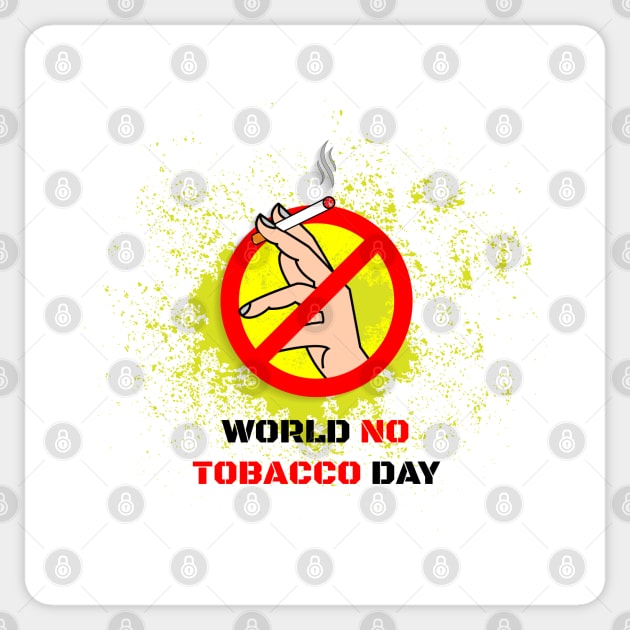 world no tobacco day Sticker by Khenyot